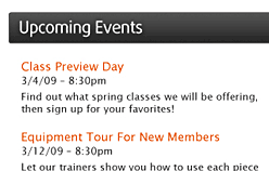 Display Upcoming Events To Your Members