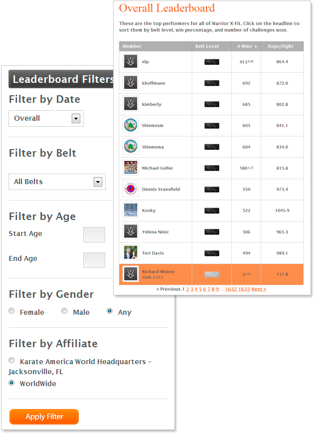 Improved Leaderboard